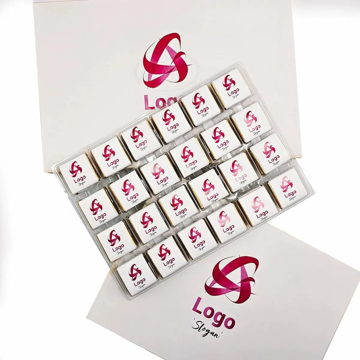 Kurumsal Logo Baskılı Madlen Çikolata 1 kg
